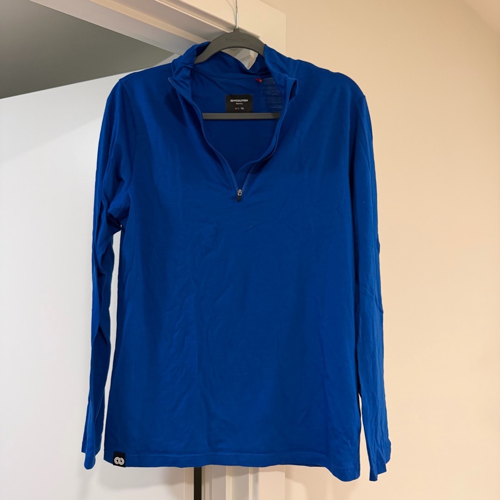Rewoolution 190g wool quarter zip sweatshirt